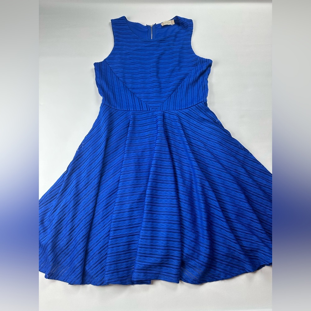 Altar'd State Blue Striped Mini Dress